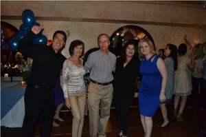Dr. Meldrum with (from left) Dr. Andy Huang,  Claudia Meldrum, Martha Rivera and Dr. Gayane Ambartsumyan