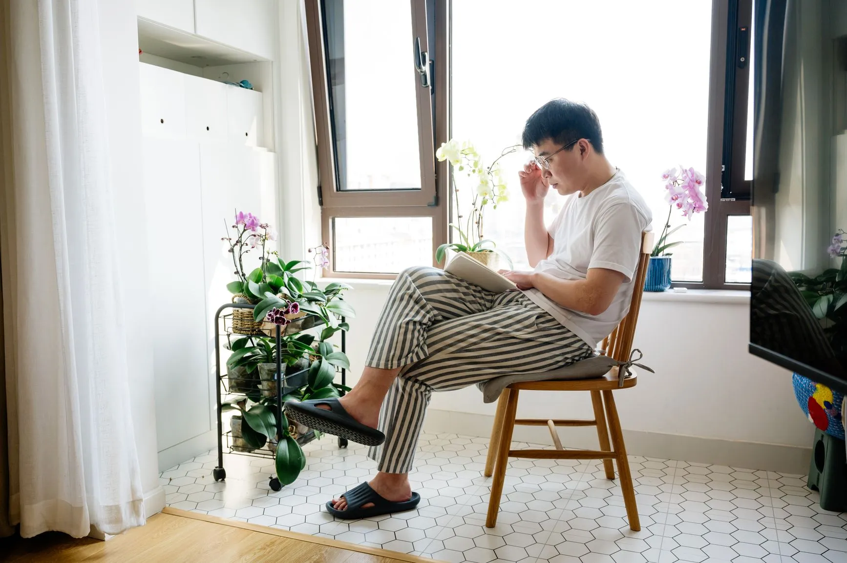 Man reading